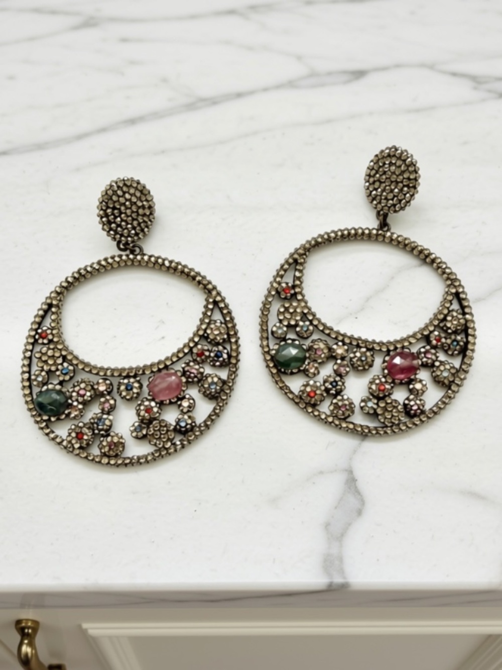 RONI BLANSHAY Statement Drop Earrings